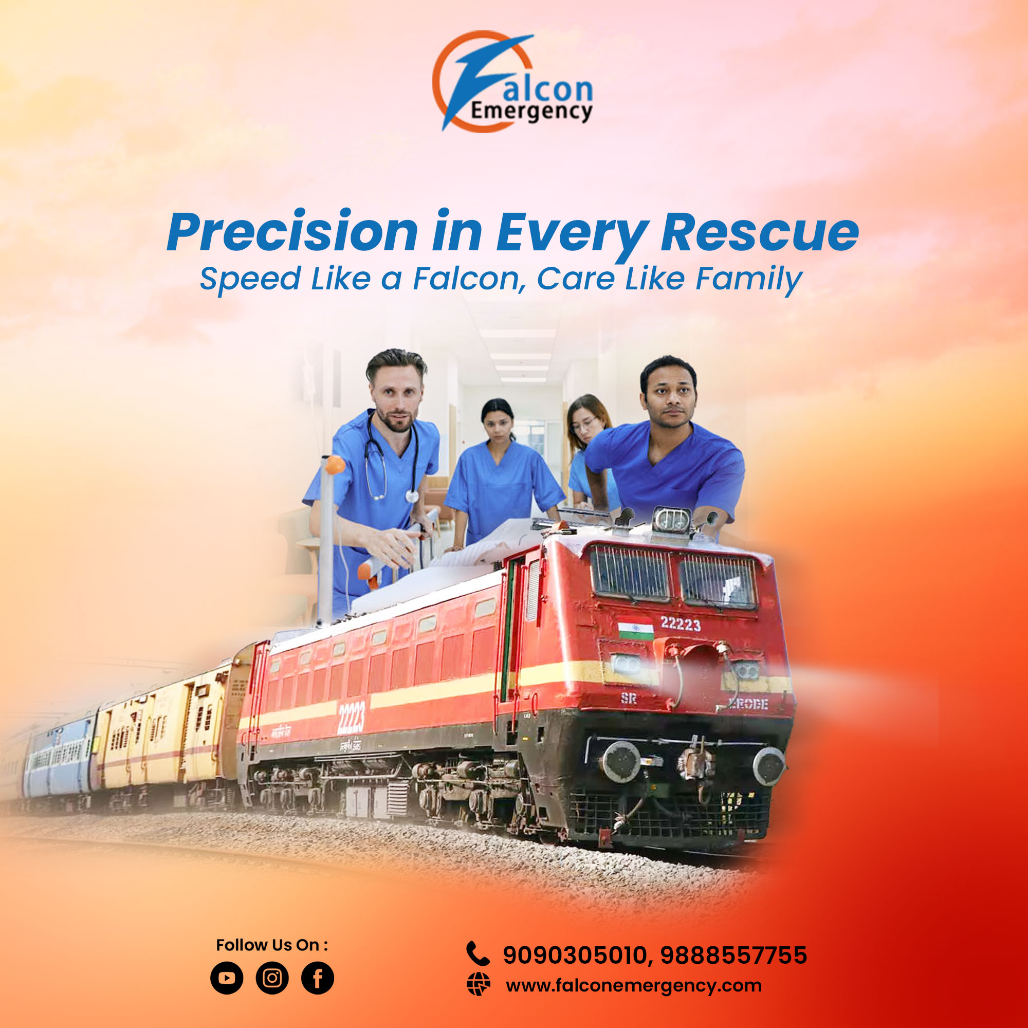 Medical Transportation Service is Organized for a Safe Journey via FALC Emergency Services in Kolkata